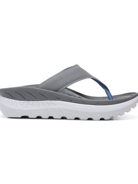Vionic Restore recovery sandals - Charcoal/vapor - size 9